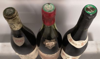  3 bouteilles BEAUJOLAIS DIVERS A VENDRE EN L'ETAT 
JULIENAS, MORGON et MOULIN a...