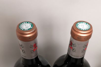 null 2 bouteilles Château PAPE CLEMENT - Gc de Graves 2018 

Etiquettes légèrement...
