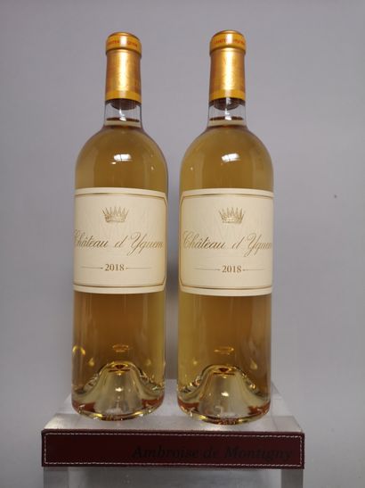 null 2 bottles Château D'YQUEM - 1er Gc supèrieur - Sauternes 2018