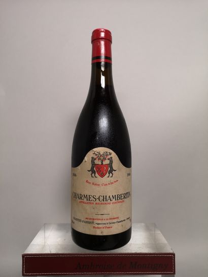 null 1 bottle CHARMES CHAMBERTIN - GEANTET PANSIOT 1986 

Label slightly stained...