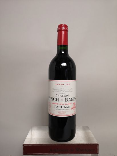 null 1 bouteille Château LYNCH BAGES - 5e Gcc Pauillac 2001 

Etiquette légèrement...