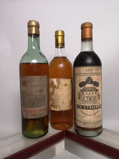 null 3 bottles DIVERED LIQUOROUS WINES FOR SALE AS IS 

1 Ch. MONTEILS 1984 Sauternes,...
