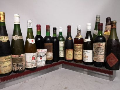 null 21 bottles of WINES DIVERS FRANCE and FOREIGN FOR SALE AS IS.