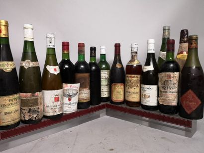 null 21 bouteilles VINS DIVERS FRANCE et ETRANGER A VENDRE EN L'ETAT.