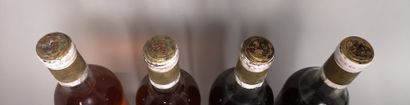 null 4 bouteilles Y de YQUEM - Château Yquem 1968 

Etiquette tachées et abîmées....