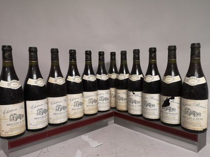  12 bouteilles MOULIN A VENT - Château BONNET 1998 A VENDRE EN L'ETAT