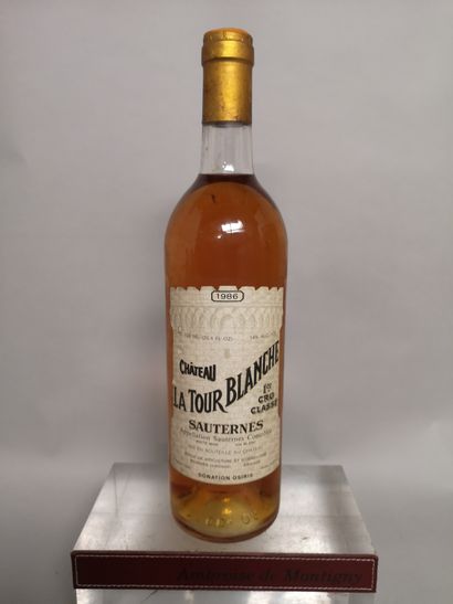 null 1 bottle Château LA TOUR BLANCHE - 1er GCC Sauternes 1986