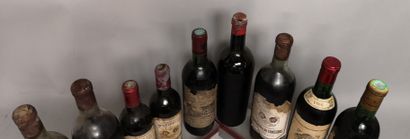null 9 bouteilles 7 bouteilles et 2 demi bouteilles VINS DIVERS Années 60 A VENDRE...