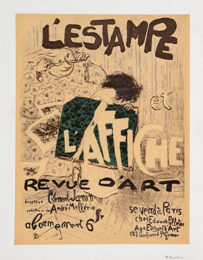 Pierre BONNARD (1867-1947) L' Estampe et l affiche.
Lithographie impression en couleurs....