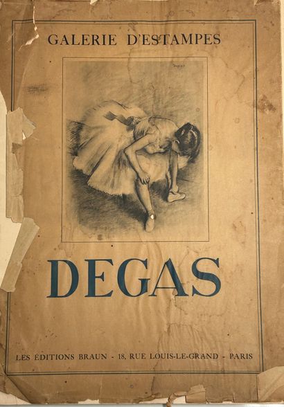 null Galerie d'estampes. Degas. Paris, Edition Braun sous la direction de Georges...