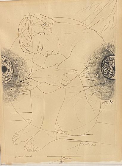 null Pierre-Yves TRÉMOIS (1921-2020)

Le superhomme

Lithographie en noir, signée...
