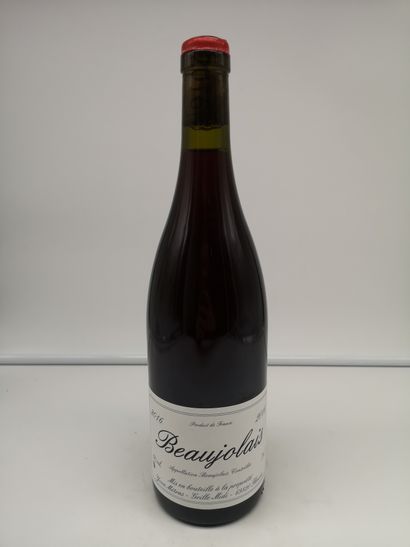 null 12 bottles Beaujolais 2016 Yvon Métras