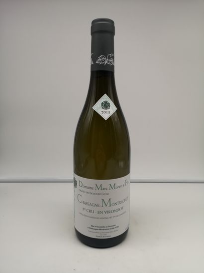 null 12 bottles Chassagne-Montrachet 1er Cru En Virondot 2015 - Domaine Marc Mor...