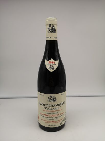 null 8 bottles Gevrey-Chambertin " Cuvée Alexis " 2016 - Jean-Michel Guillon & F...