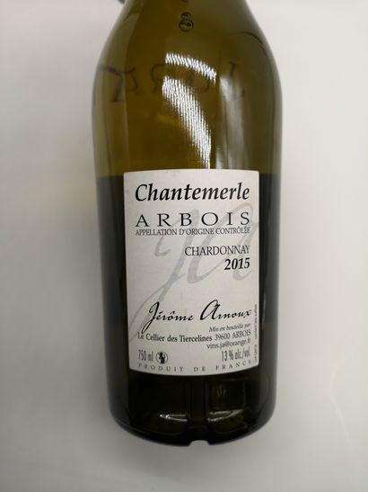 null 12 bottles Arbois Chardonnay "Chantemerle" 2015 Jérôme Arnoux Jura