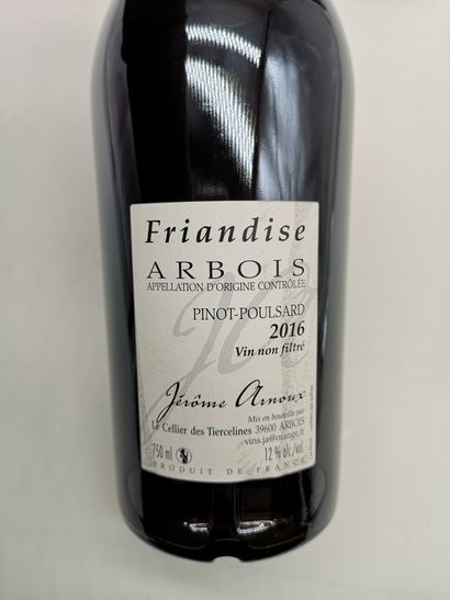 null 6 bouteilles Arbois Pinot-Poulsard "Friandise" 2016 Jérôme Arnoux Jura