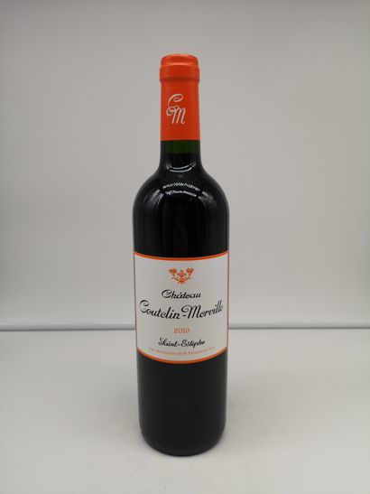 12 bottles Château Coutelin-Merville 2010...