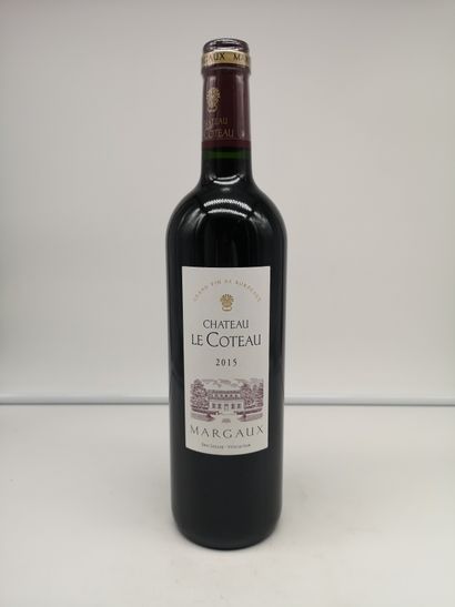 null 12 bottles Château Le Coteau 2015 - Margaux
