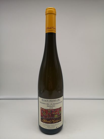 null 3 bouteilles Albert Mann Riesling Grand Cru Furstentum 2016 Alsace