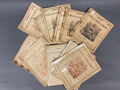 null Almanach de l’Illustration. Paris, J. J. Dubochet, le Chevalier et Cie, Pagnerre,...