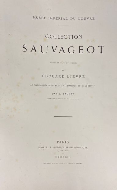 null Collection Sauvageot. Musée Impérial du Louvre. Édouard Lièvre. Paris. Noblet...