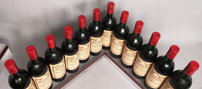 null 12 bouteilles Château PONTET-CLAUZURE - Saint Emilion Grand Cru 1966 

Étiquettes...