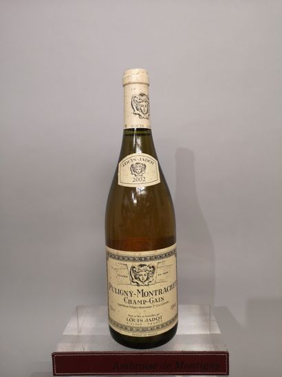 null 1 bouteille PULIGNY MONTRACHET 1er cru "Champ-Gain" - L. JADOT 2002 

Étiquette...