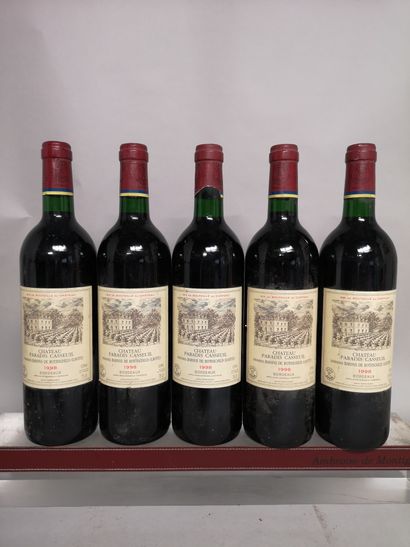 null 5 bouteilles Château PARADIS CASSEUIL - Domaines du baron de ROTHSCHILD Bordeaux...