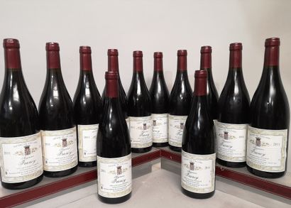 null 12 bottles IRANCY "Magnance" - Henri de VILLARS 2011