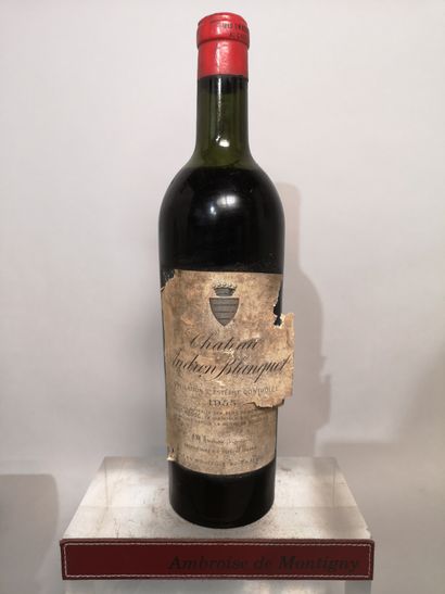 null 1 bouteille Château ANDRON BLANQUET - Saint Estèphe 1955 

Étiquette tachée...