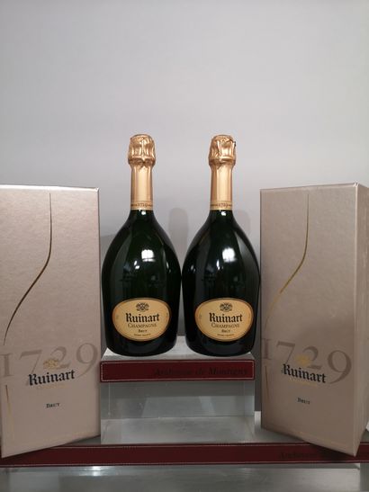 2 bouteilles CHAMPAGNE RUINART
