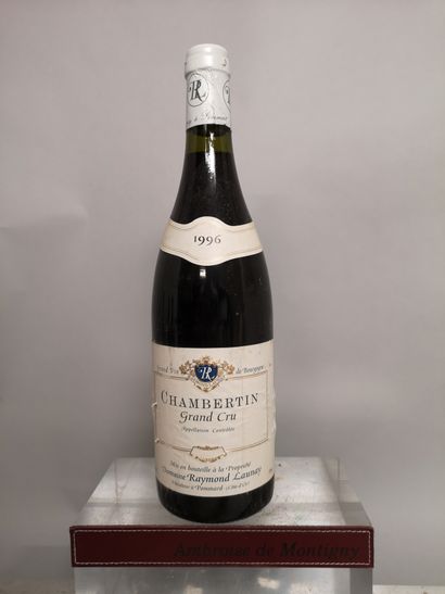 null 1 bottle CHAMBERTIN Grand cru - Raymond LAUNAY 1996 

Label slightly stained...