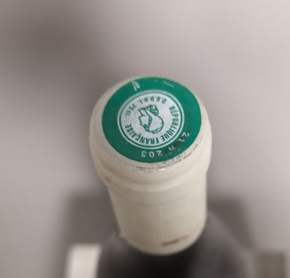 null 1 bouteille PULIGNY MONTRACHET 1er Cru "Champ Canet" - Étienne SAUZET 2010 

Étiquette...