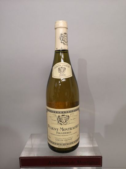 null 1 bottle PULIGNY MONTRACHET 1er cru "Folatières" - L. JADOT 2004