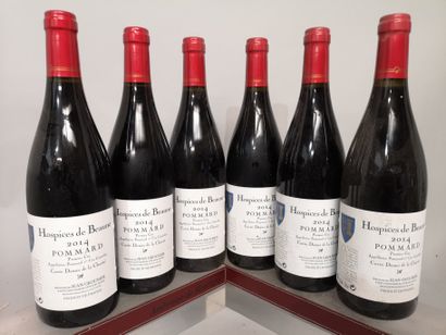 null 6 bottles POMMARD 1er cru "Cuvée Dames de la Charité" - HOSPICES DE BEAUNE 2014...