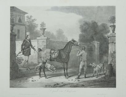 null Carle VERNET, after

Departure of the hunter

Engraving in black

52 x 69 c...
