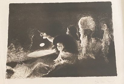 null PIERRE ROUSSEL (XXth century)

Three engravings representing scenes of life.

Signed...
