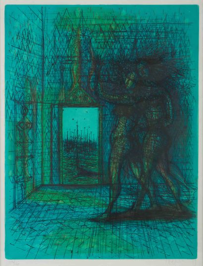 null Jean CARZOU (1907-2000)

The invitation to travel, 1969

Lithograph in colors,...