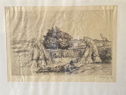 null French school of the XIXth century

Worker in the fields

Etching, signed lower...