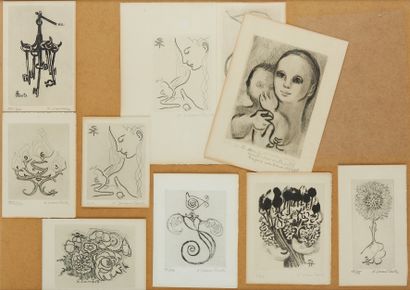 null Suzanne TOURTE (1904-1979)

Set of engravings

Various subjects and formats
