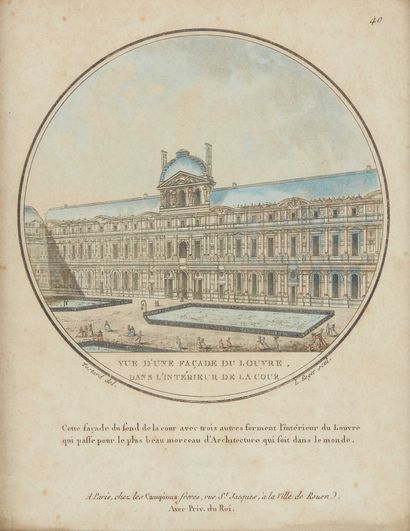 null French school of the XIXth century

Thirteen views of Paris and its surroundings...