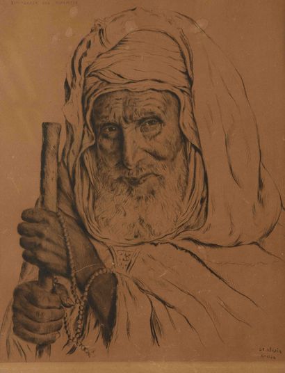 null François DE HERAIN (1877-1962)

Bourbaker Ben Mohammed

Drypoint and etching...