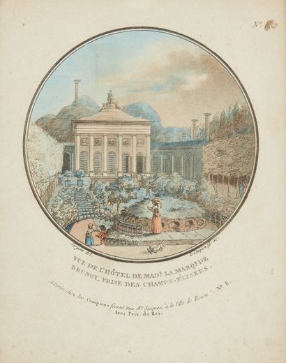 null French school of the XIXth century

Thirteen views of Paris and its surroundings...
