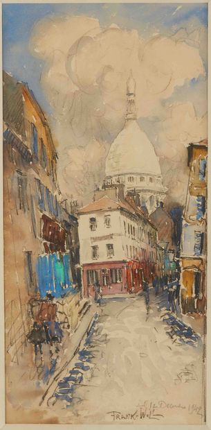 null FRANK-WILL (1900-1951)

Montmartre

Watercolor on paper signed on the lower...