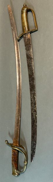 null Meeting of two swords.

Including :

-An infantry officer's saber model 1845.

In...