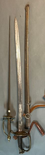 null Set of a saber and a sword.

Including 

-An infantry officer's sword model...