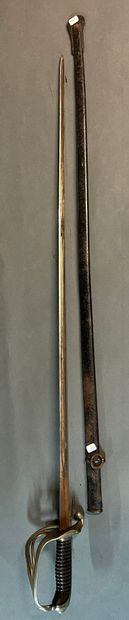 null Infantry officer saber model 1882.

Mounting in nickel silver and horn.

Oval...