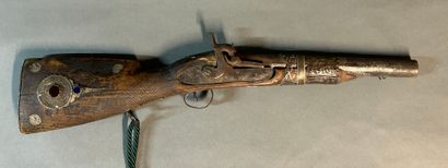 null Small percussion rifle shortened for the Orient.

Piece shortened and modified...