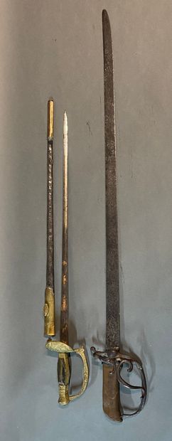 null Set of a sword and a saber. 



Including a sword of officer First Empire.

Bronze...