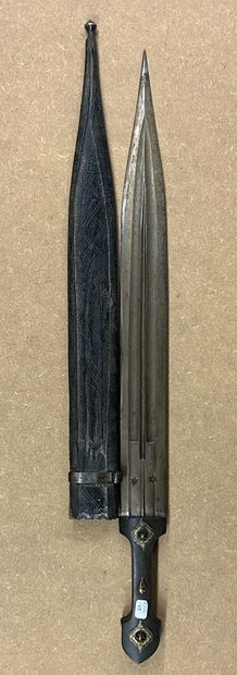 null Strong Caucasian dagger called Kinjhal.

Riveted black horn plates, enriched...